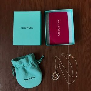 Tiffany interlocking circles pendant